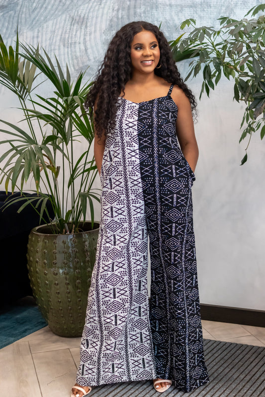 Uyai African print jumpsuit