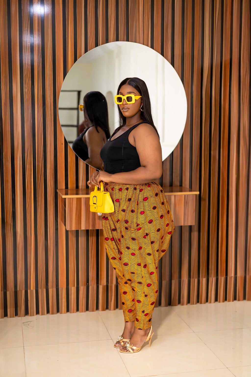 Jojo African Print harem pants