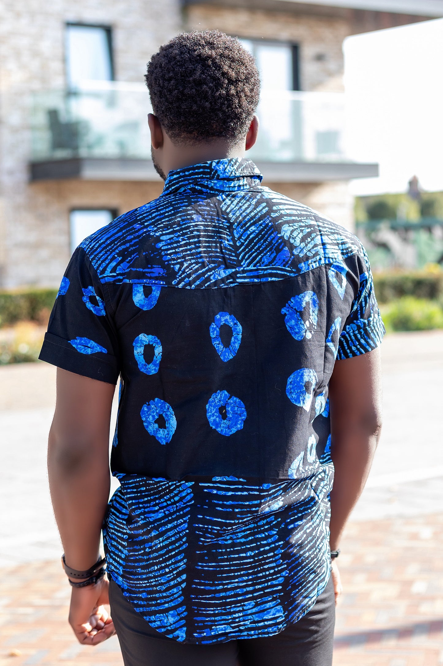 Afua African Print Men Shirt