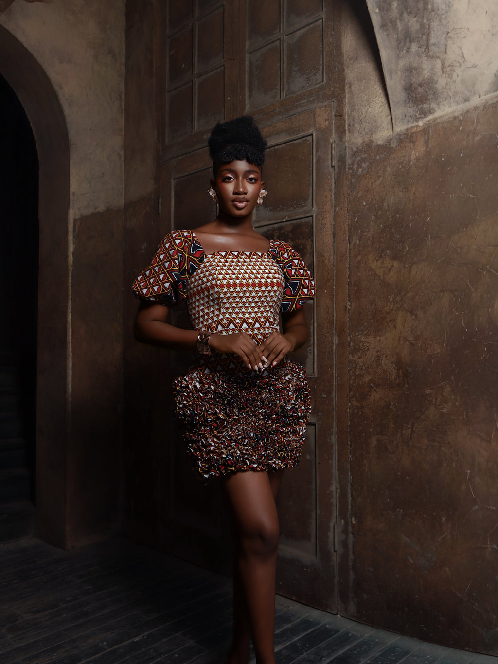 Chioma African Print Dress
