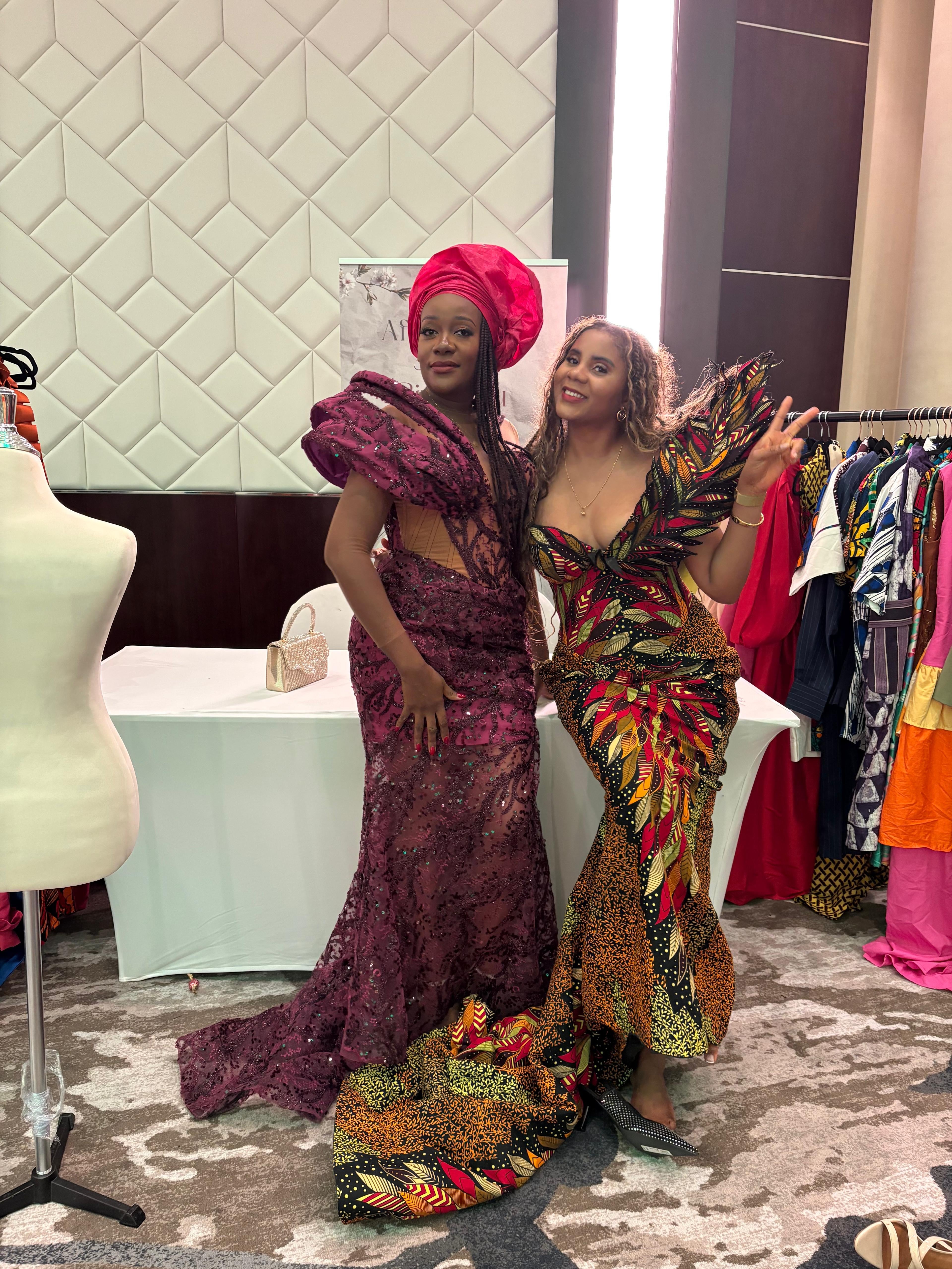 Dessy Couture African Print Dress