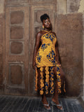 Oluchi Yellow African Print Dress
