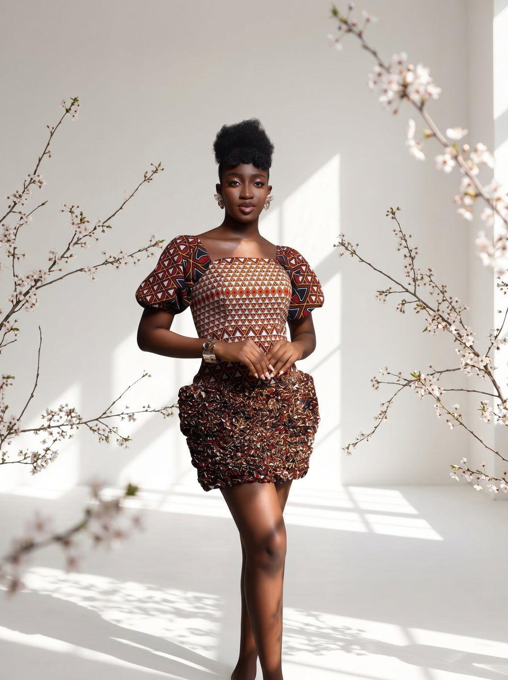 Chioma African Print Dress