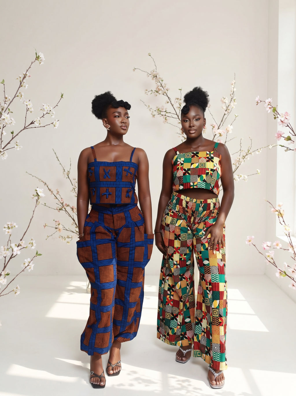 Mila Brown Two Piece Pant and Top set