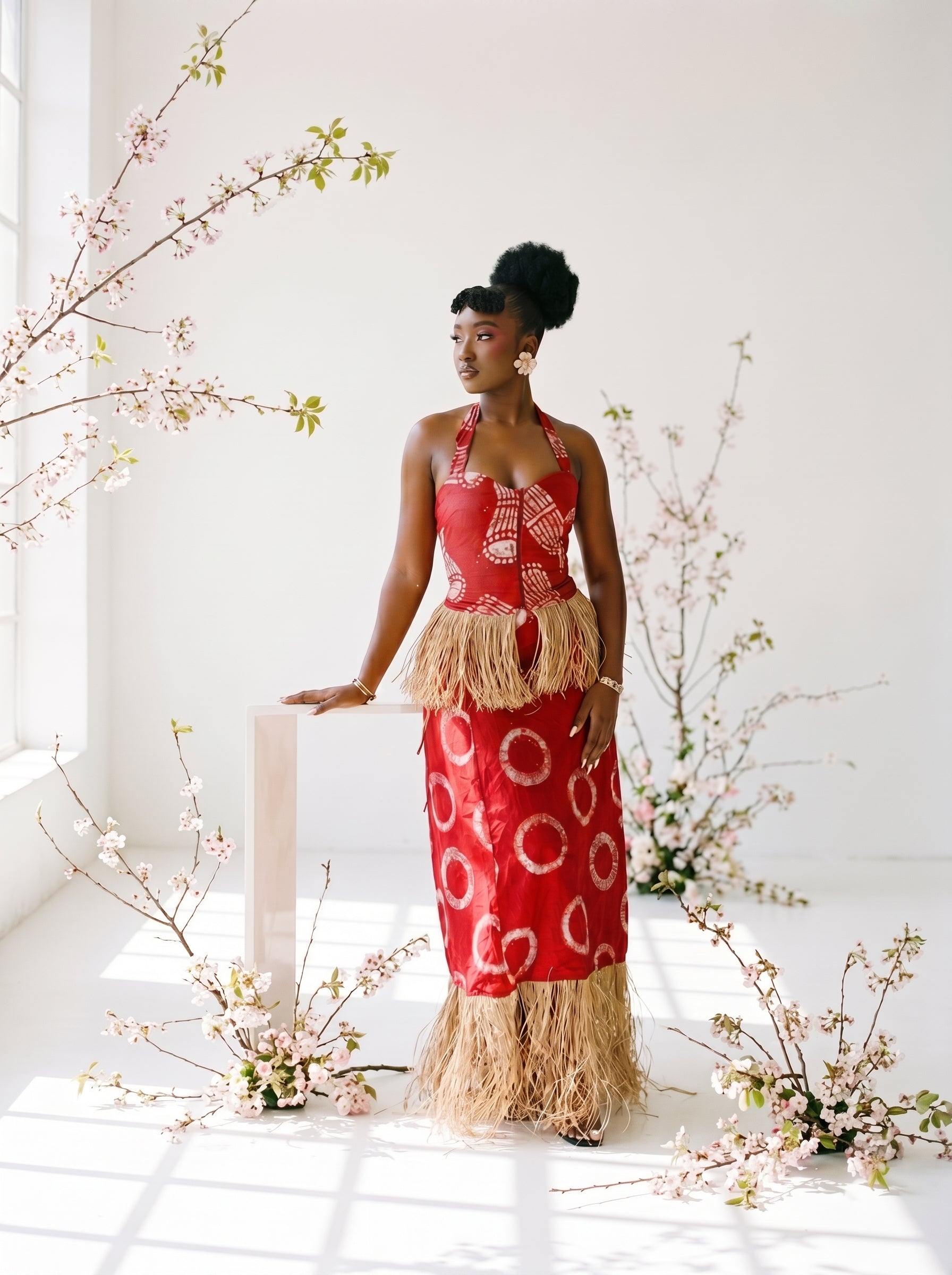 Zamani Two piece skirt And Top set