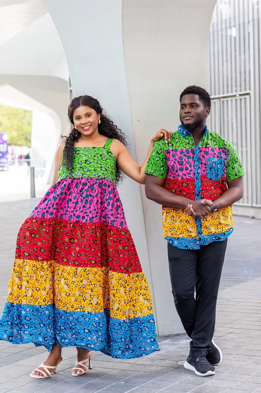 Kitan Couples Matching African Outfits