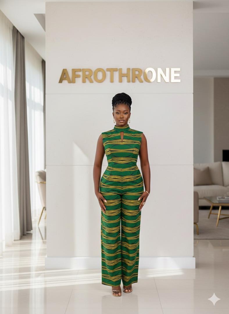 Jaiye African print jumpsuit