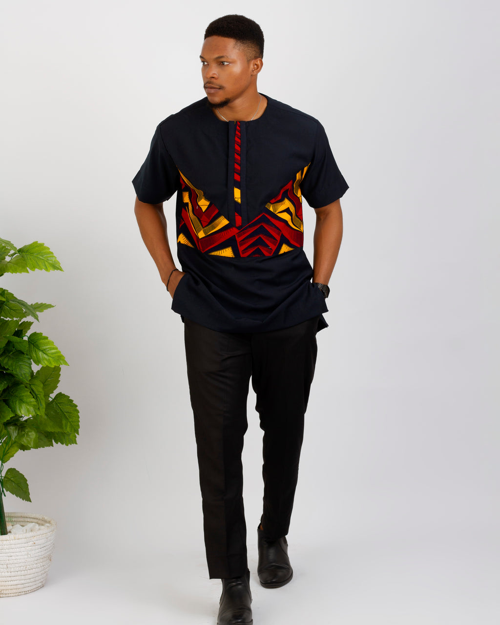 Zahara Men African Print 2 piece set