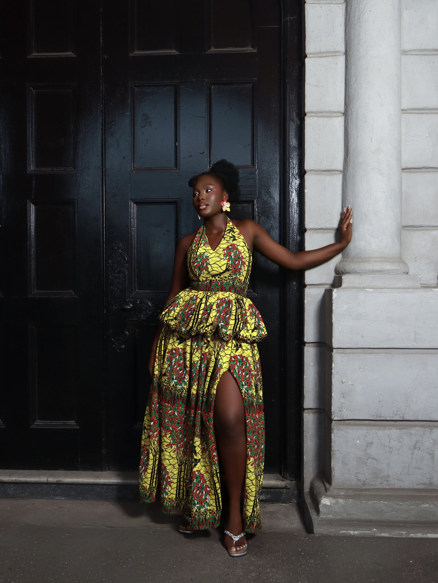 Ivory Two piece skirt And Top set
