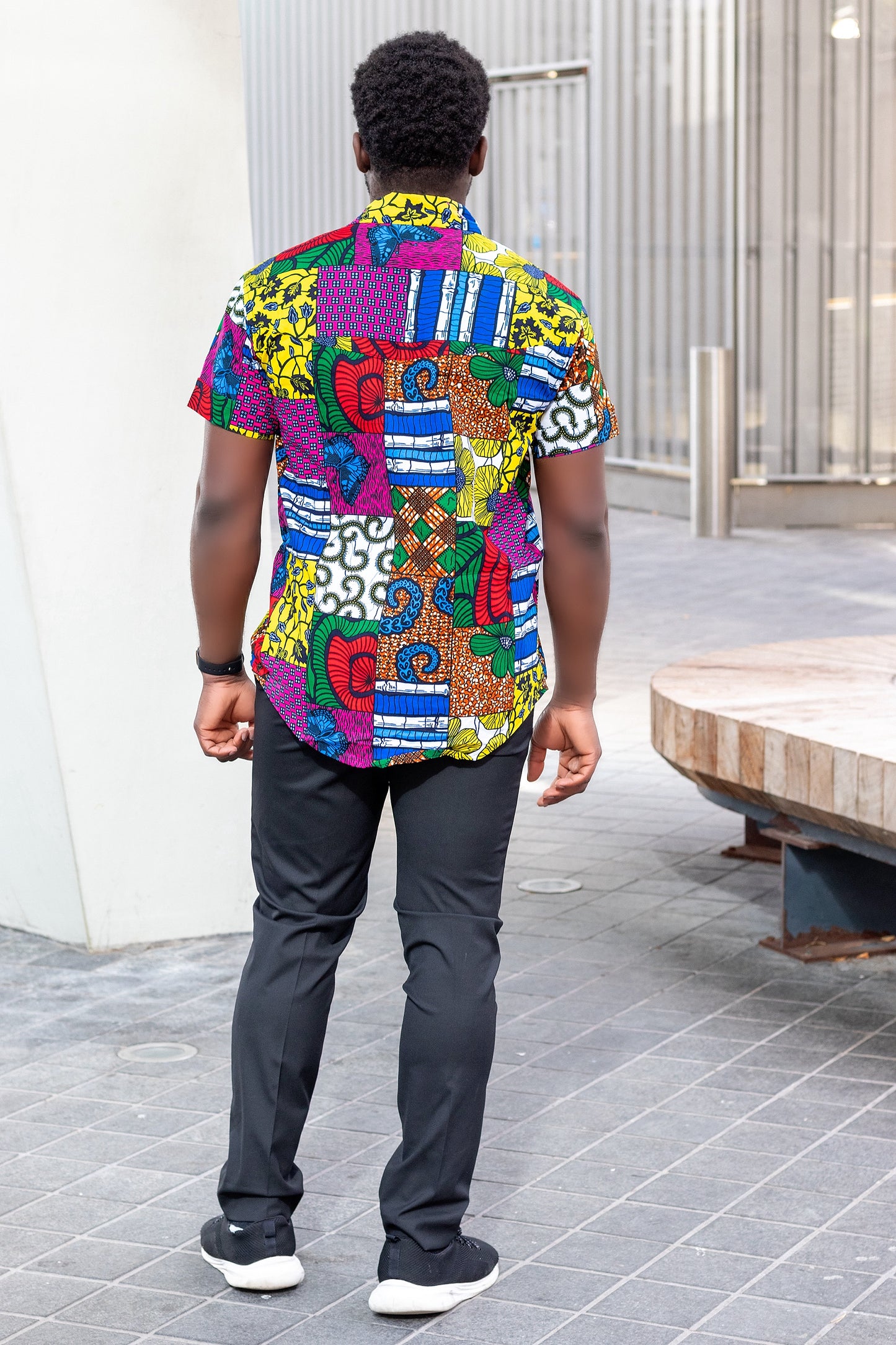 Toya Men African Print Shirt