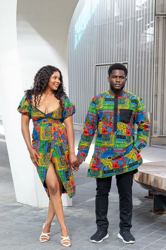 Omotee Couples Matching African Outfits