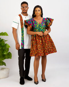 Kwasi Couples Matching African Outfits