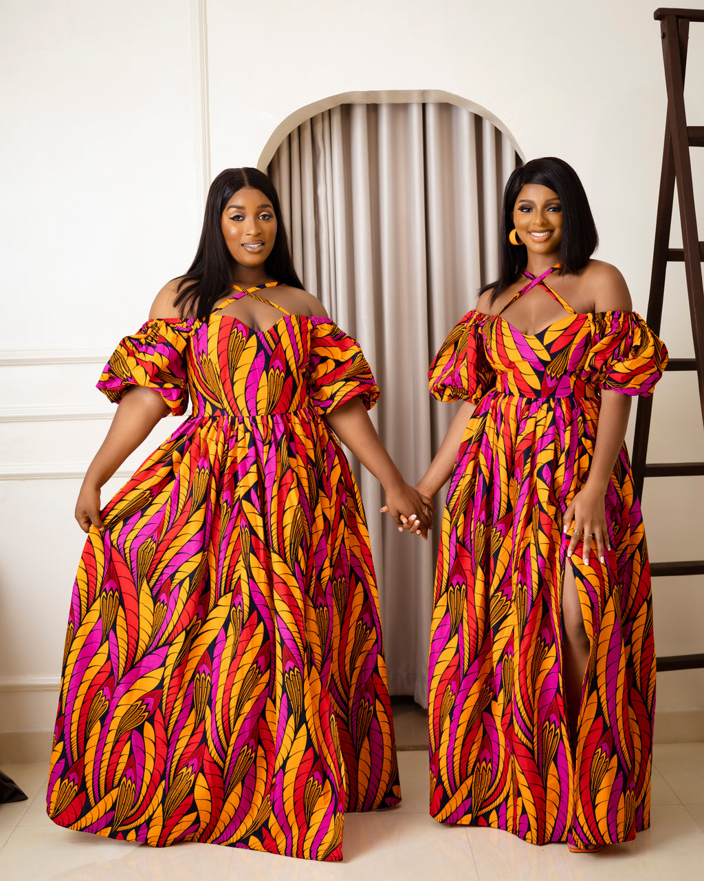 Amaka African Print Maxi Dress