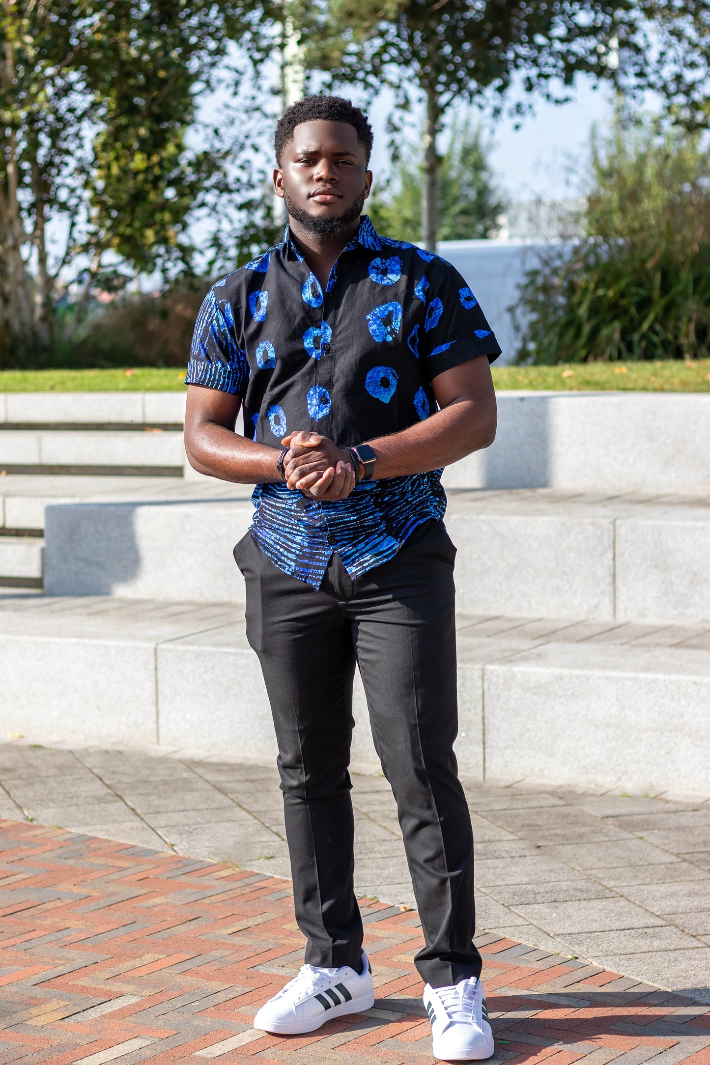 Afua African Print Men Shirt