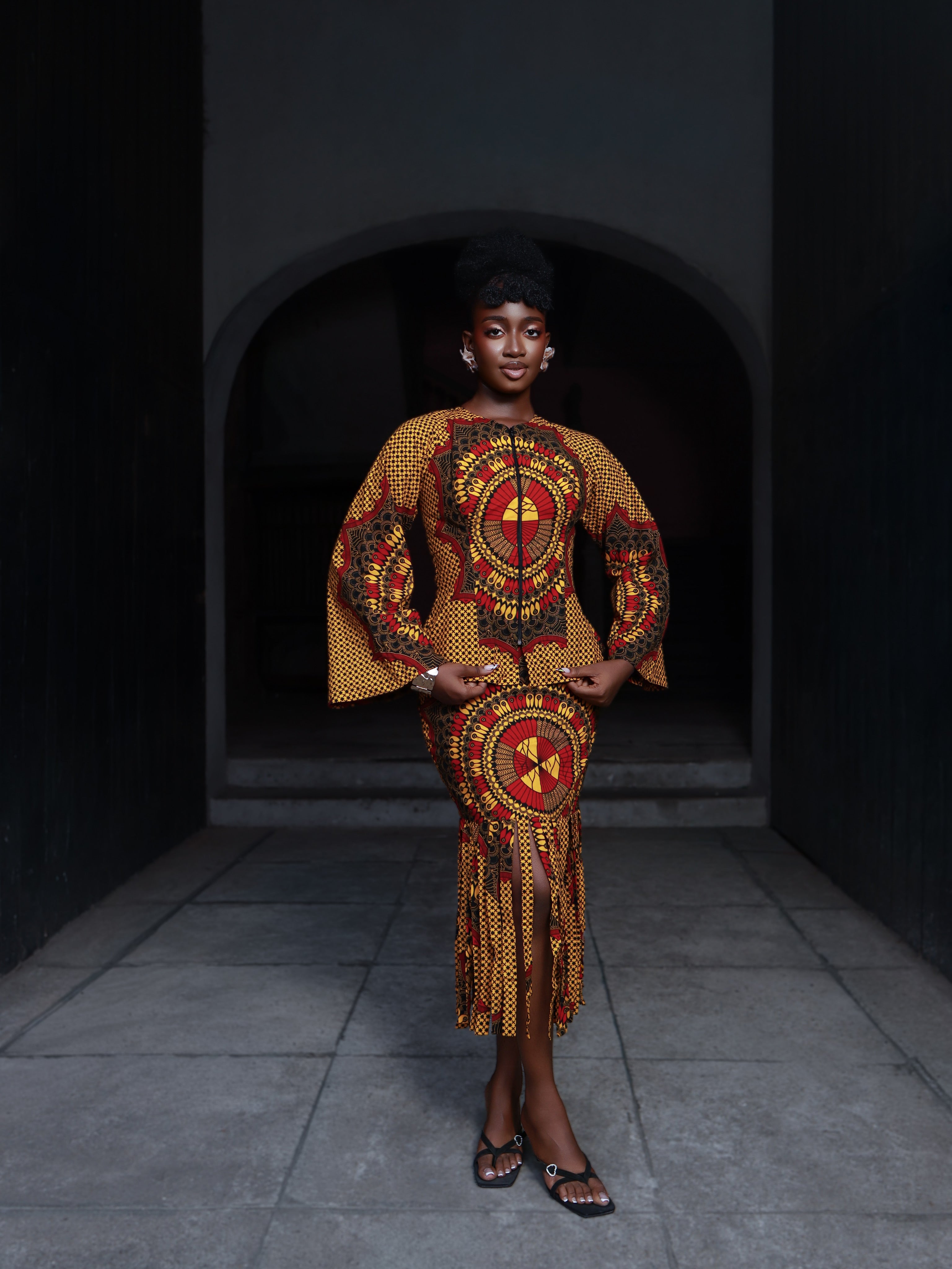 Modupe Two piece skirt And Top set