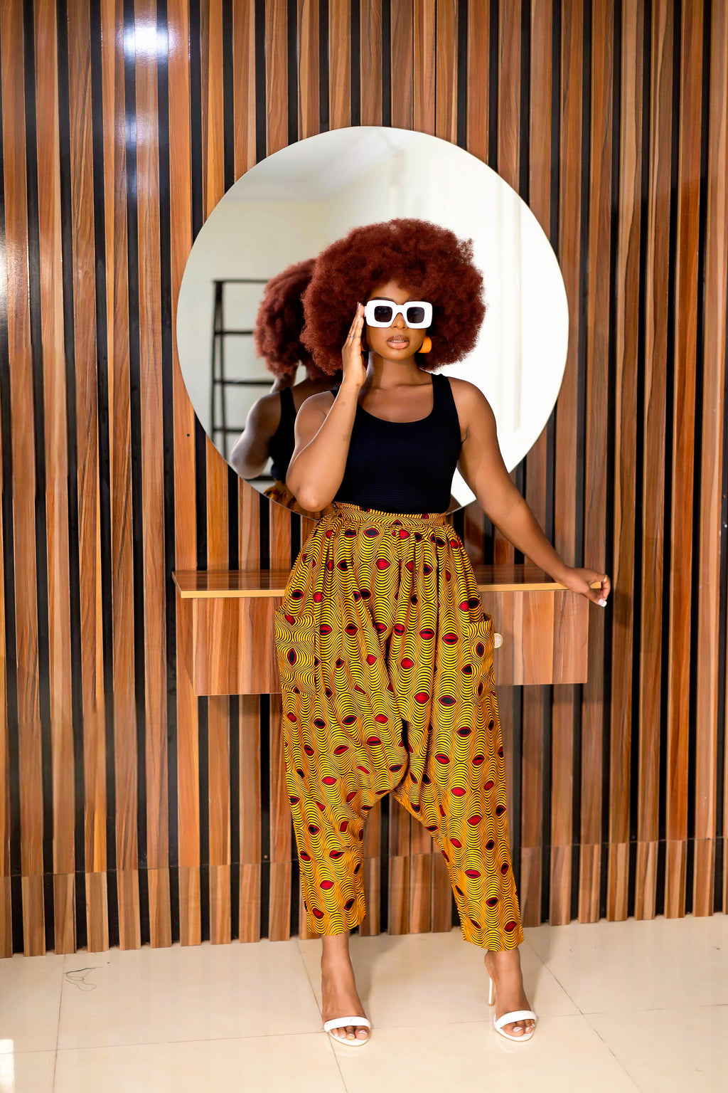 Jojo African Print harem pants