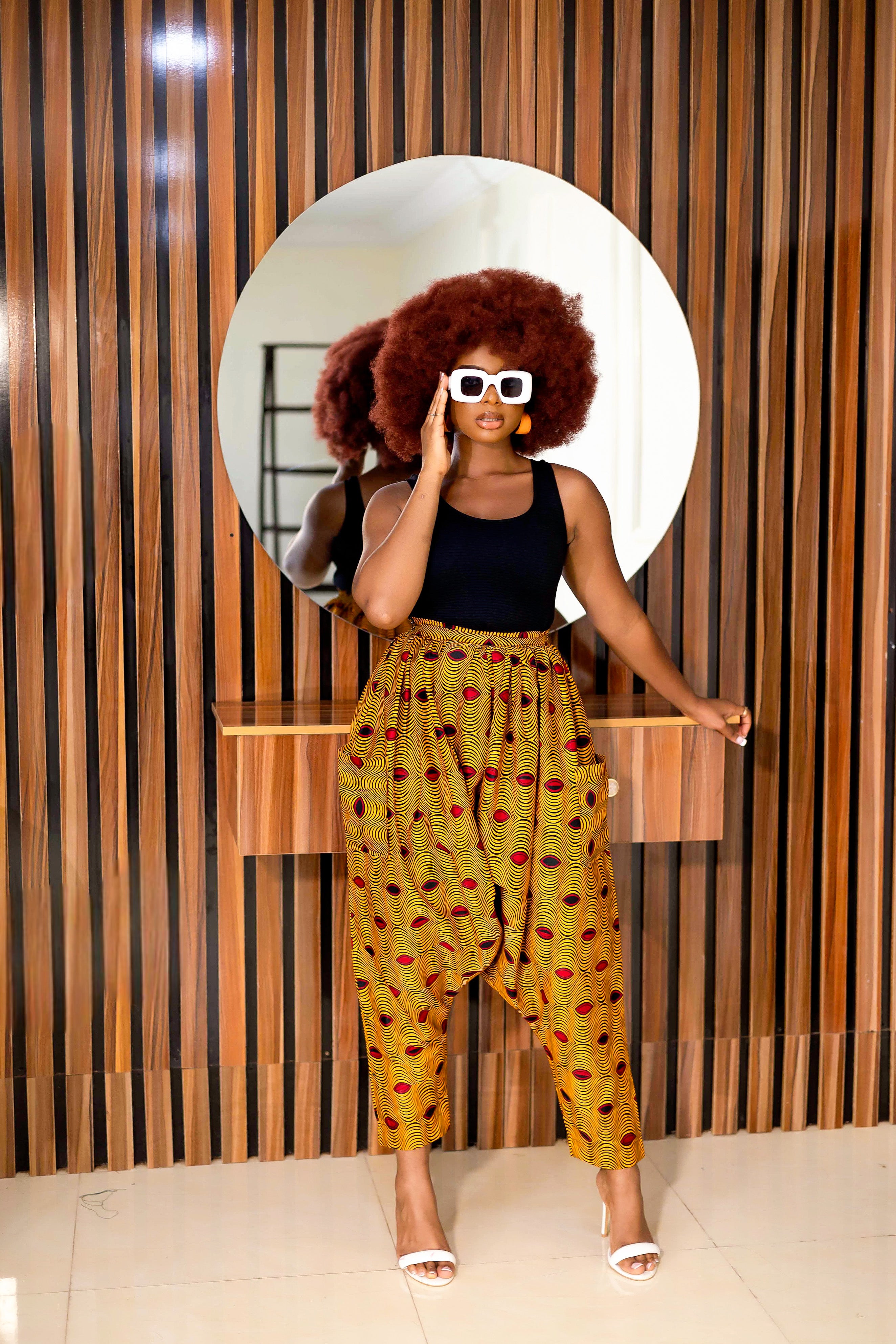 Jojo African Print harem pants
