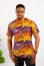 Load image into Gallery viewer, Tariro Men African Print Shirt