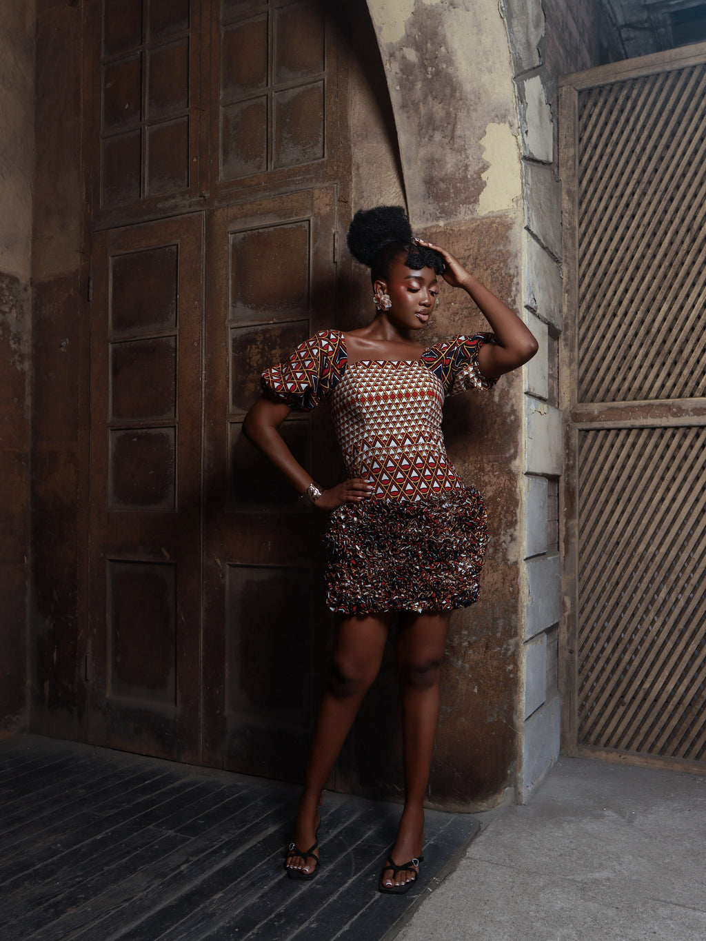 Chioma African Print Dress