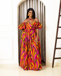 Amaka African Print Maxi Dress