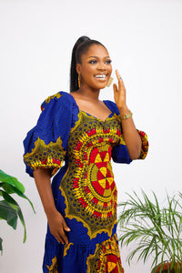 Soma Midi African Print Dress
