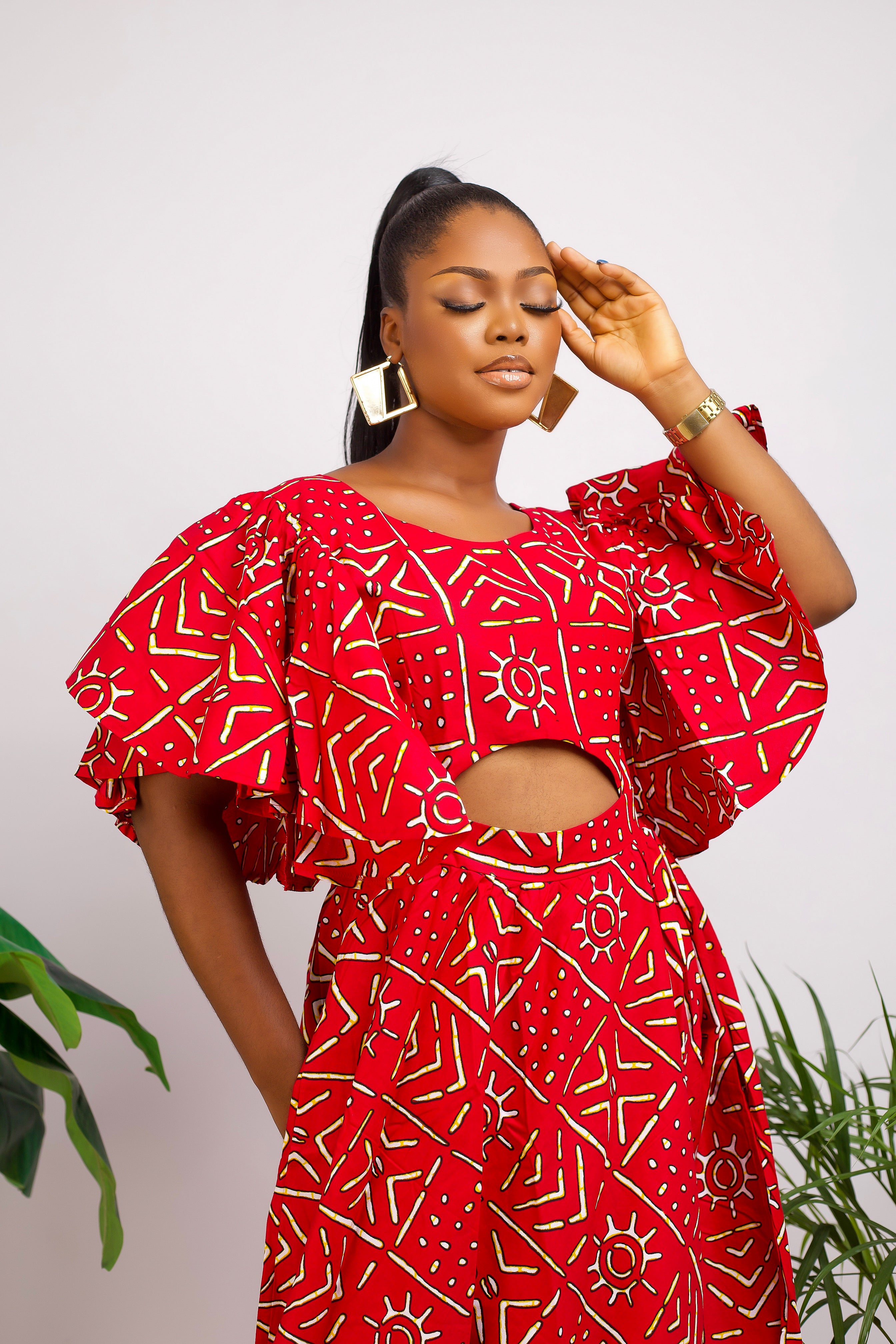 African Print maxi dress Shop on Afrothrone
