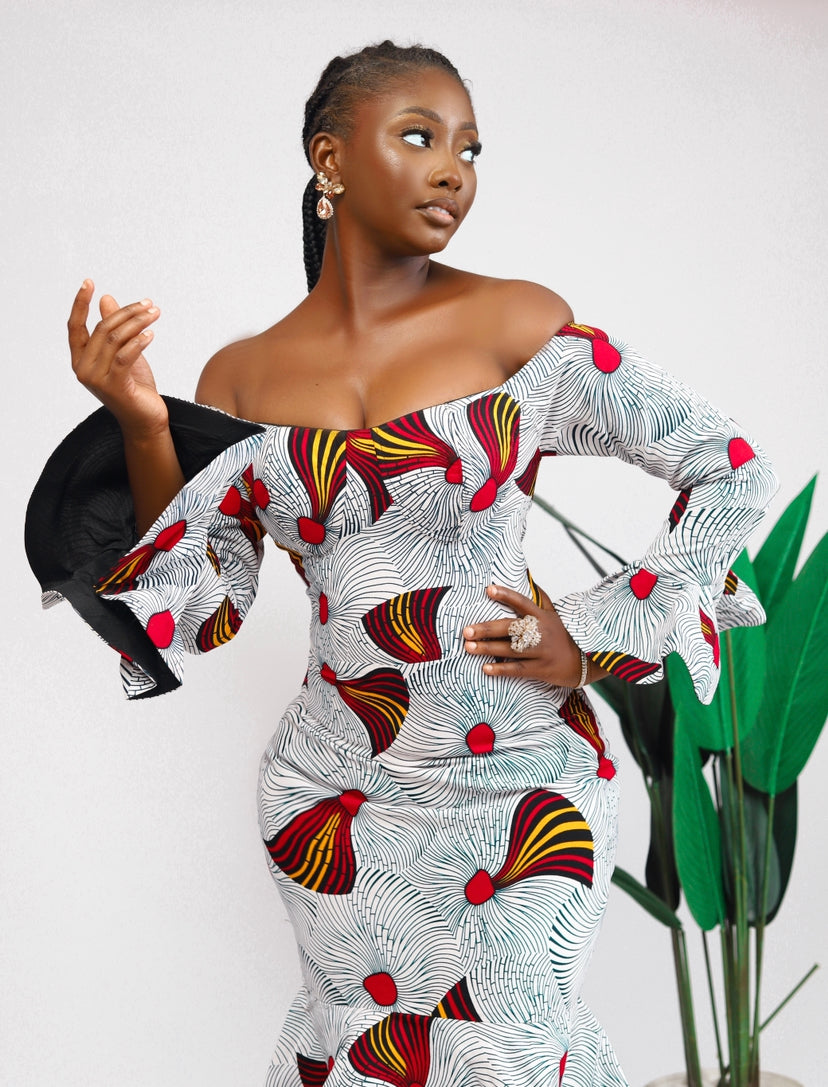 African Print high low dress Shop on Afrothrone