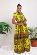 African Print maxi dress Shop on Afrothrone