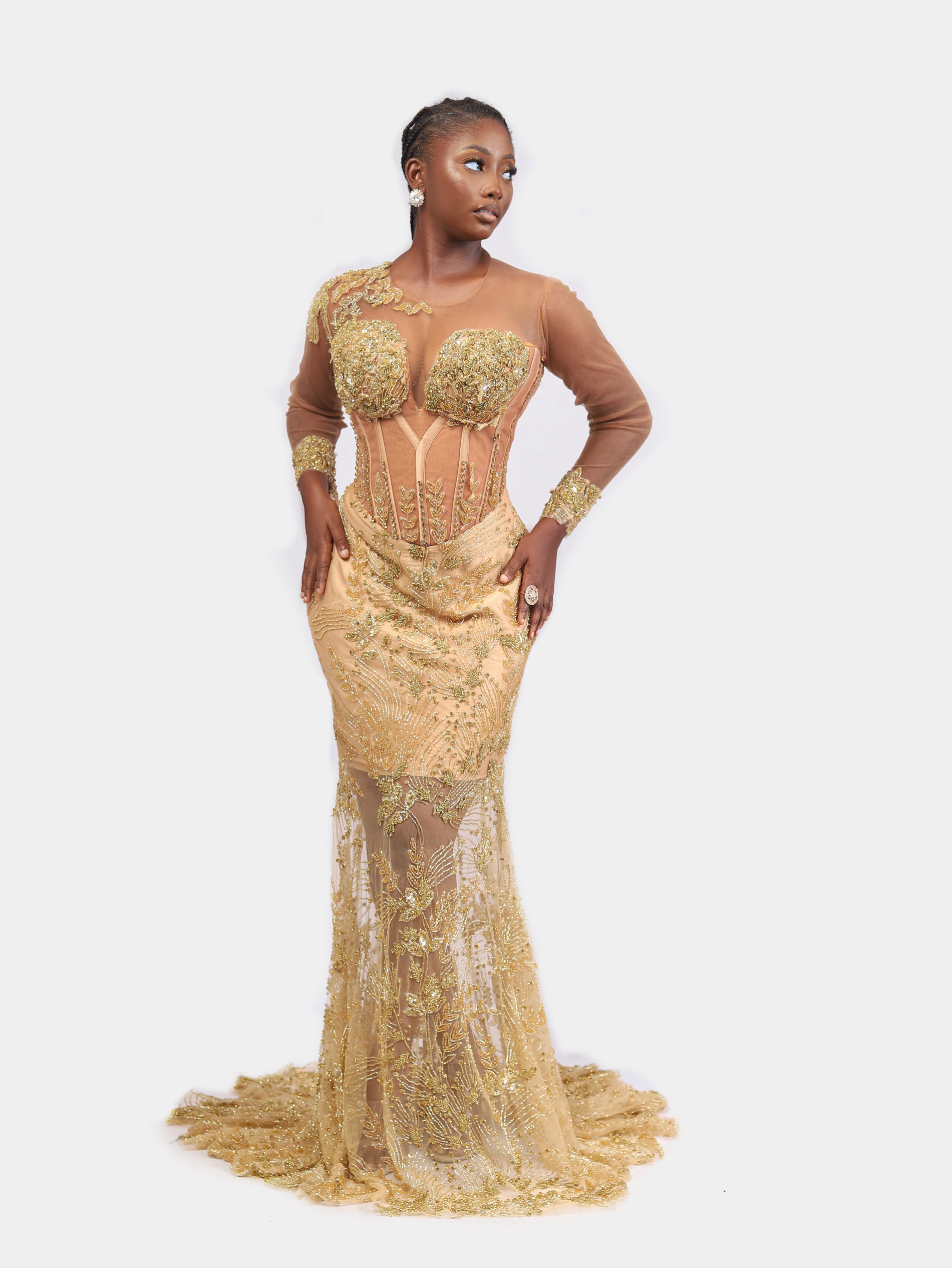 African Print couture dress Shop on Afrothrone