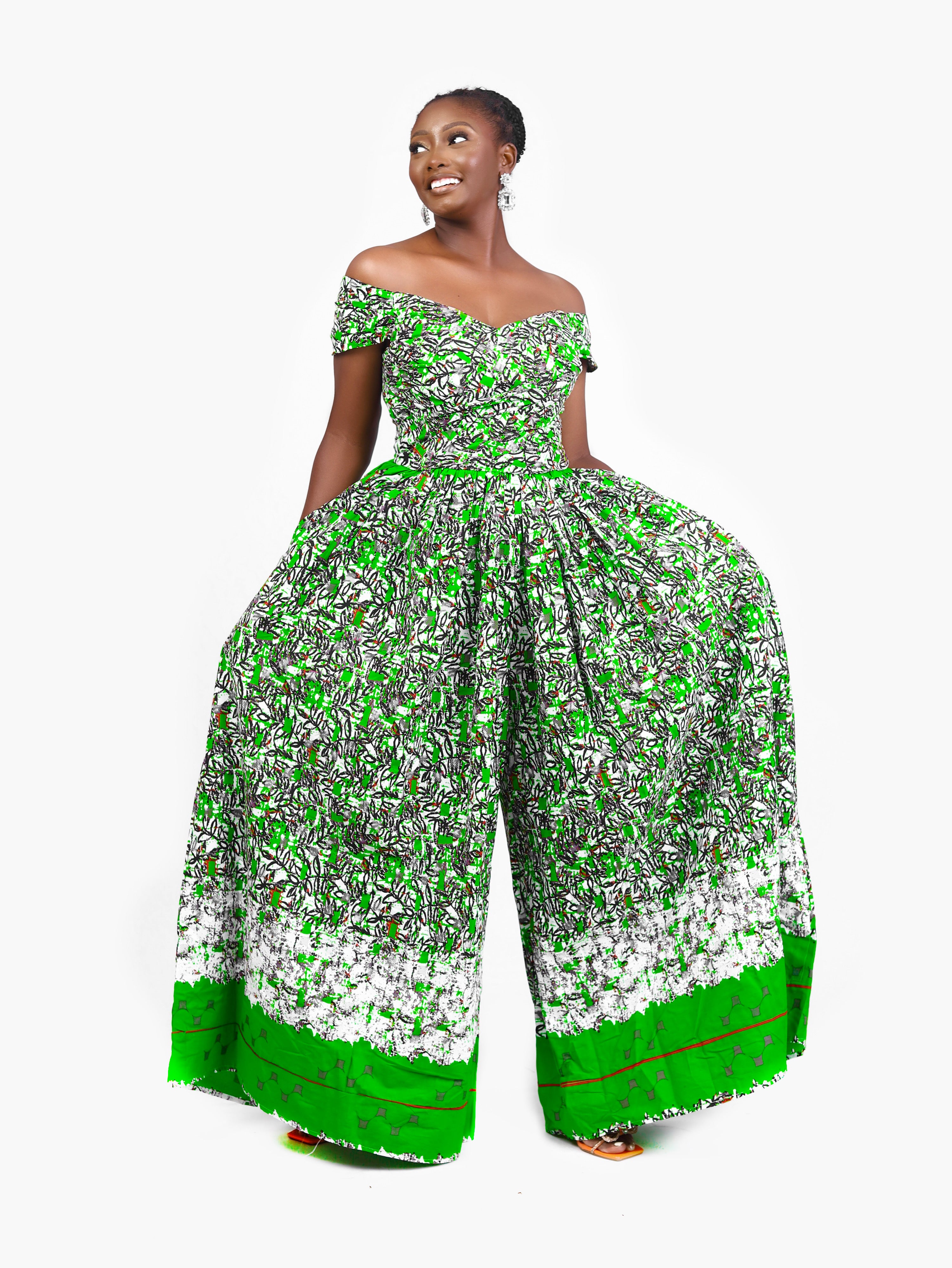 African Print palazzo  jumpsuit Shop on Afrothrone