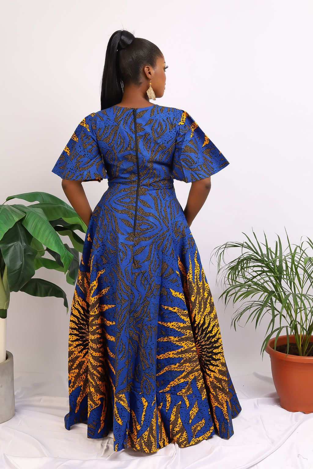 African Print maxi dress Shop on Afrothrone