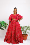 African Print maxi dress Shop on Afrothrone