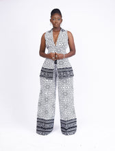 Load image into Gallery viewer, African Print pants and sleeveless jacket 2 piece set Shop on Afrothrone