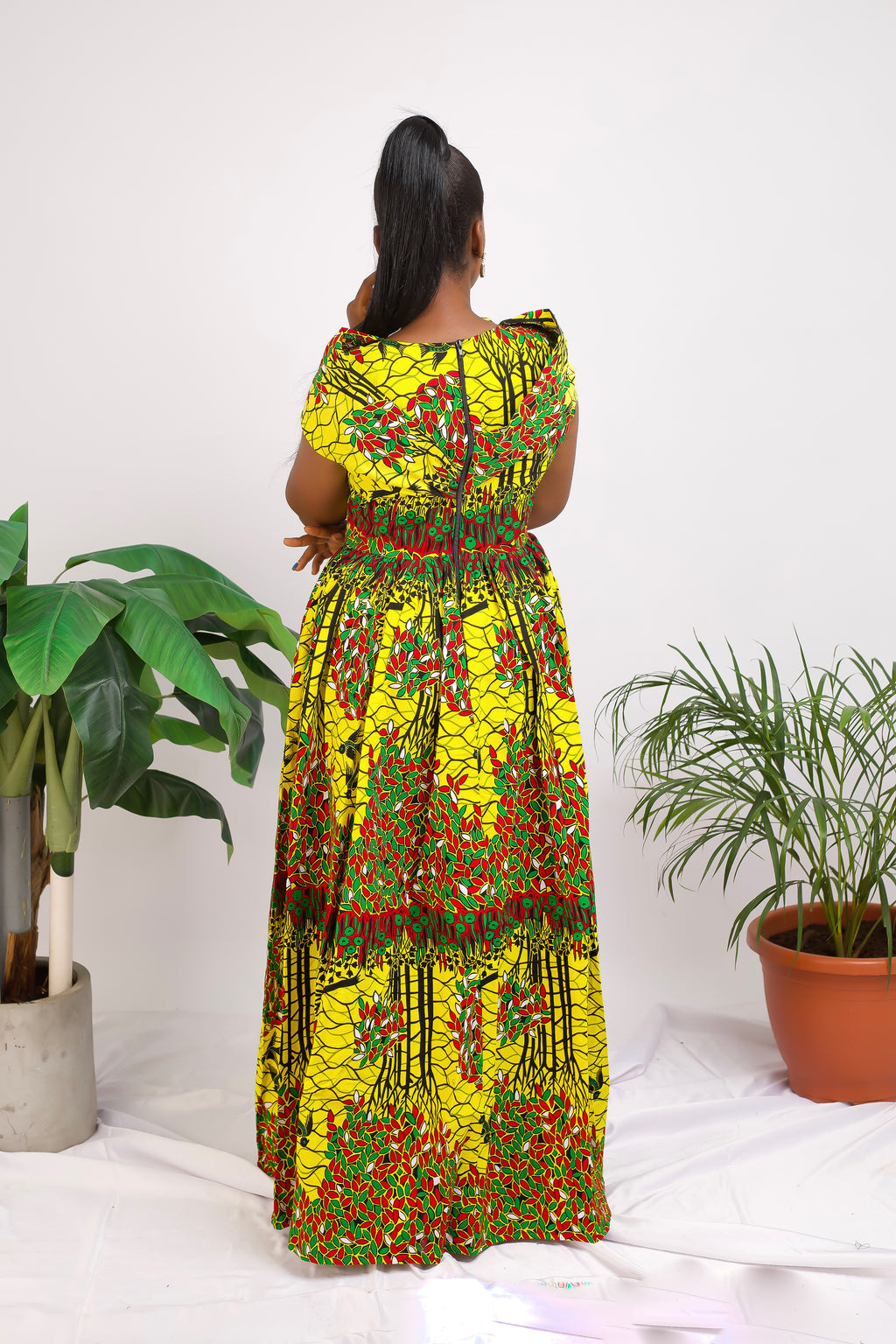 African Print maxi dress Shop on Afrothrone