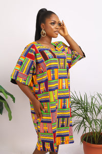Lolita African print Shift Dress