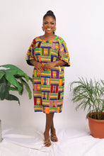 Load image into Gallery viewer, Lolita African print Shift Dress