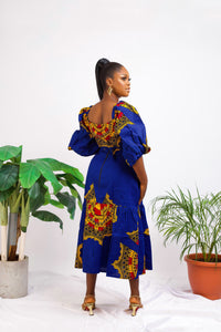 Soma Midi African Print Dress
