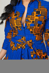 Aisha African Print Dress