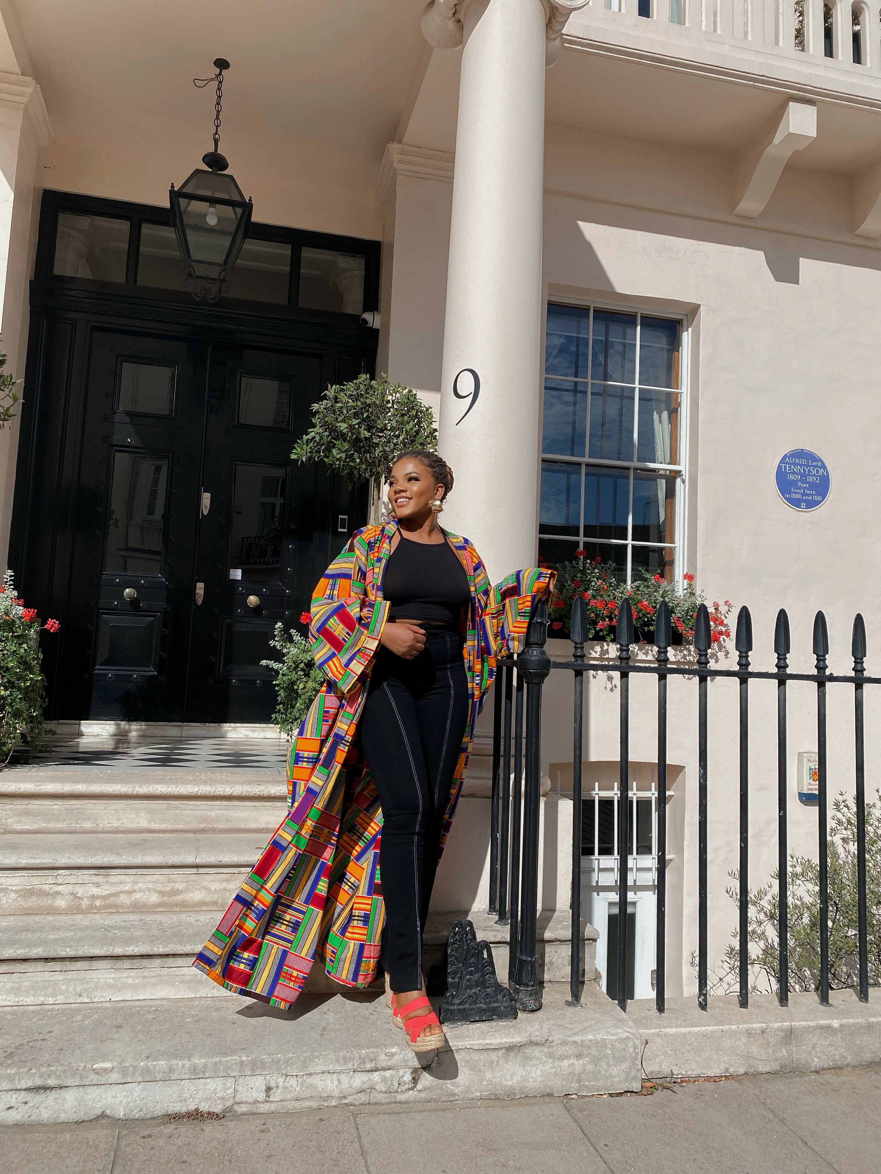 Ujunwa African print Kimono