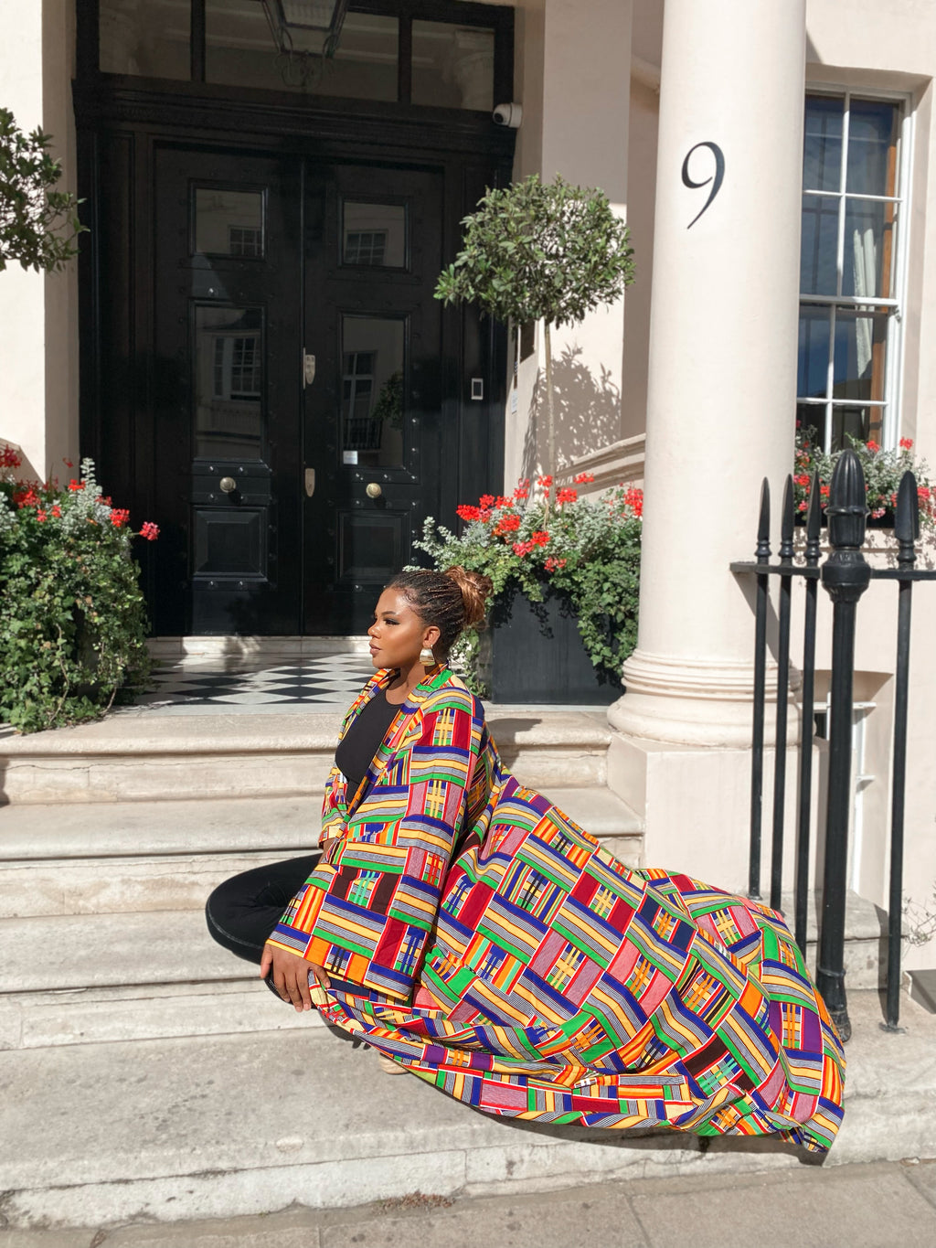 Ujunwa African print Kimono