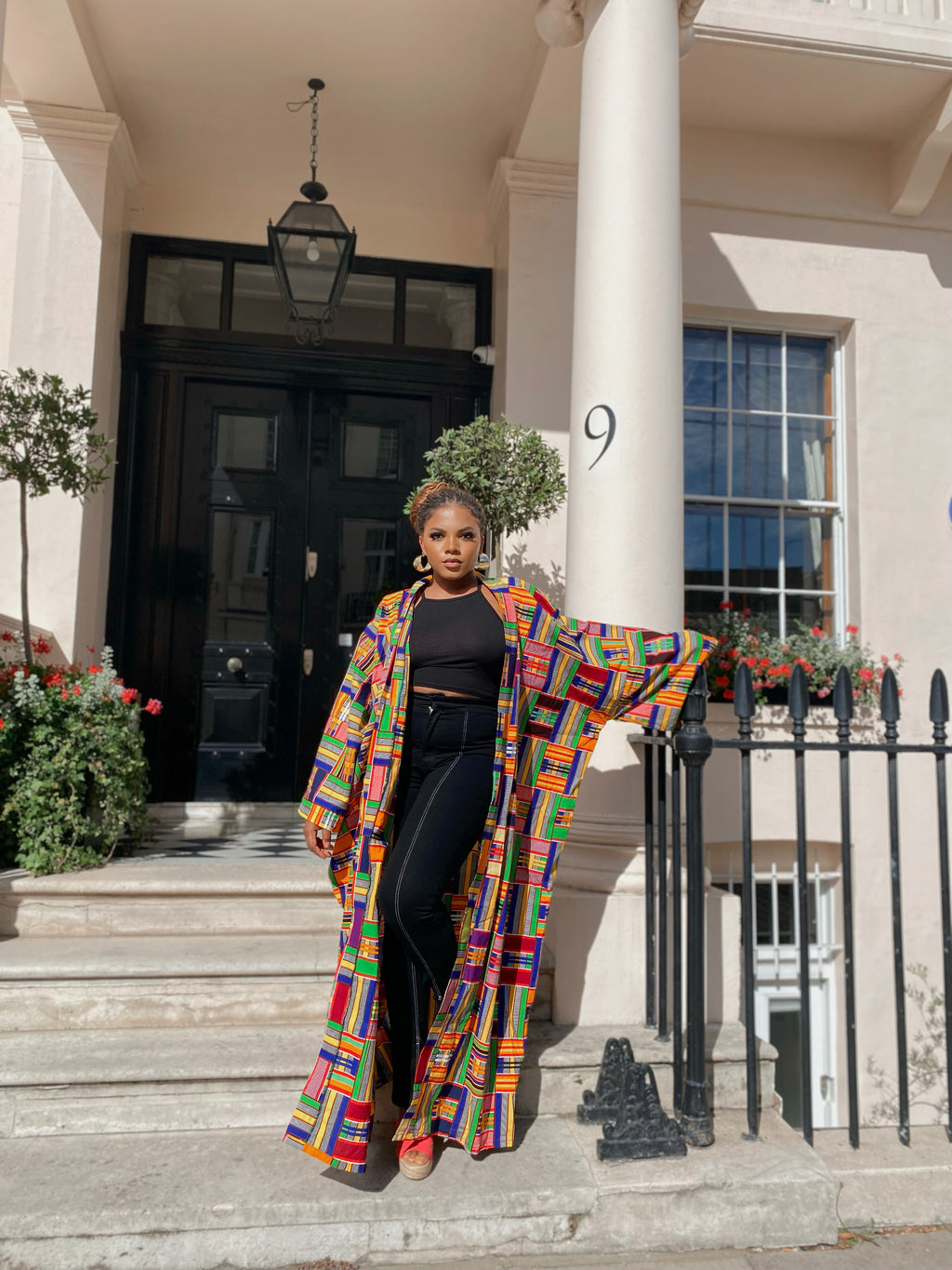 Ujunwa African print Kimono