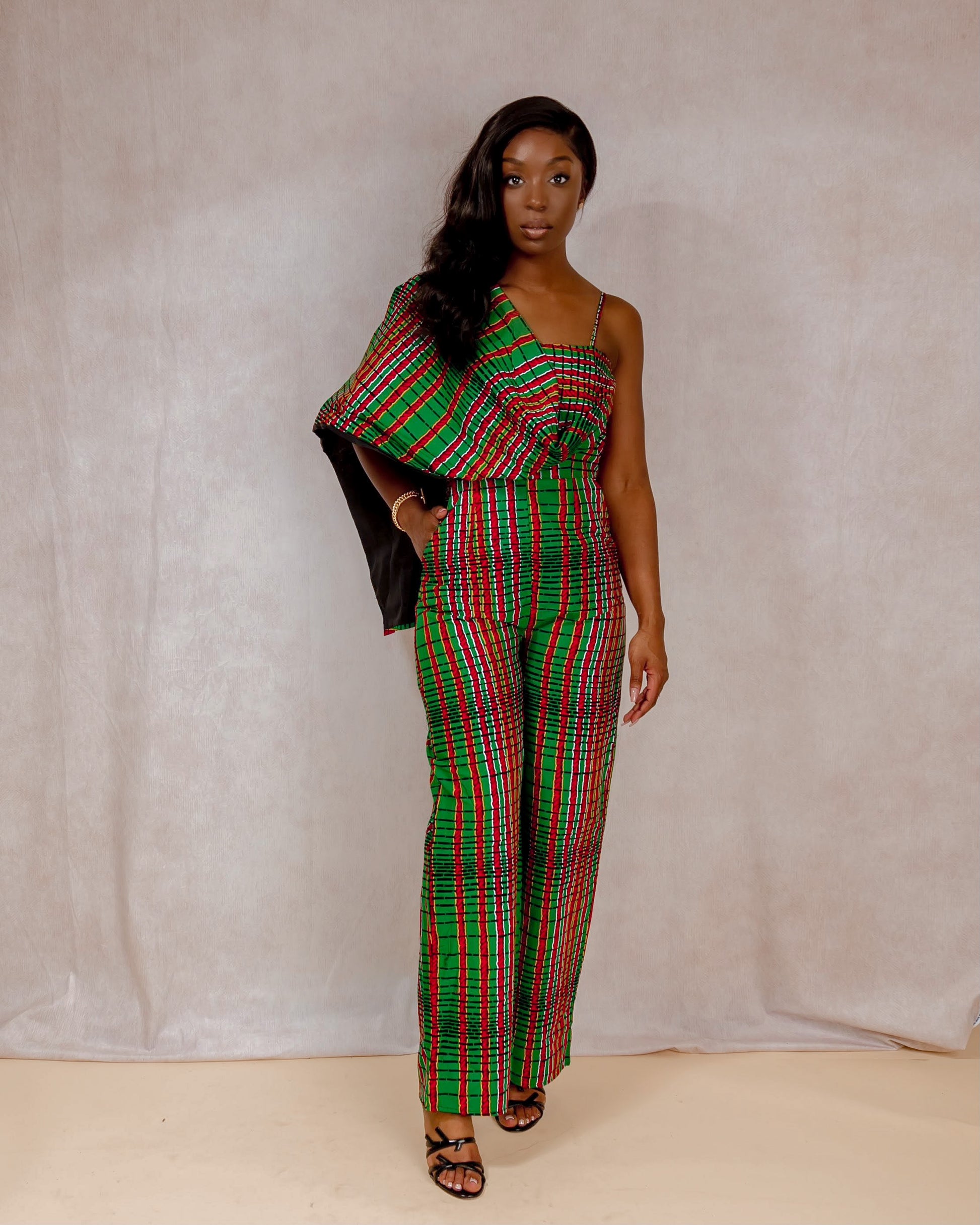 Kambili African print convertible multiway jumpsuit – Afrothrone