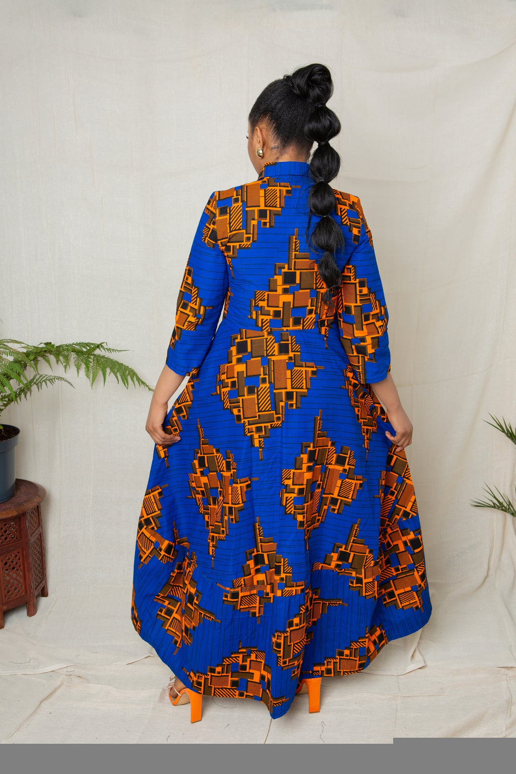 Aisha African Print Dress
