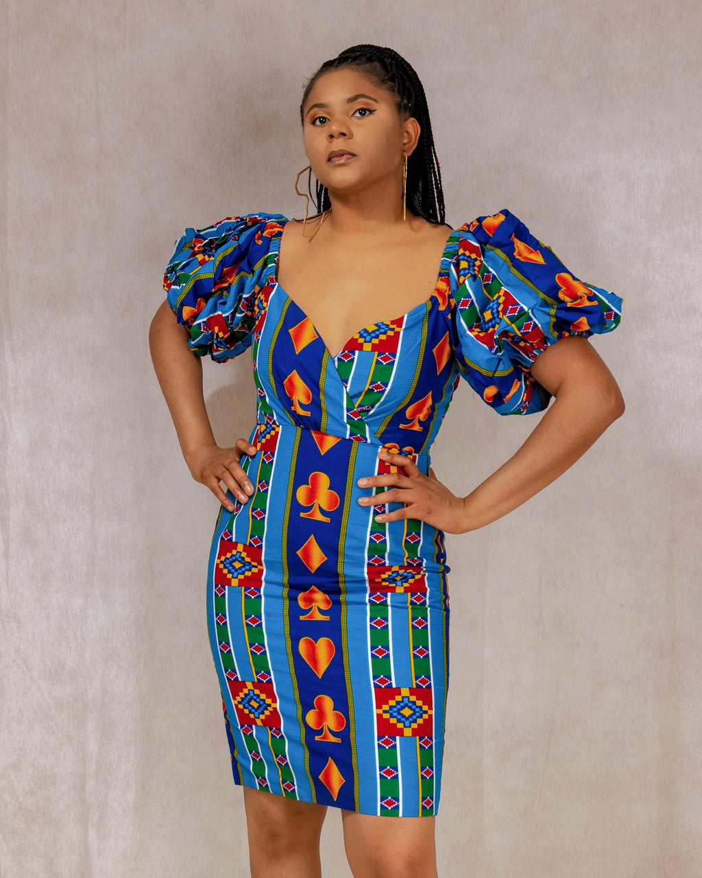 Yebo African print dress
