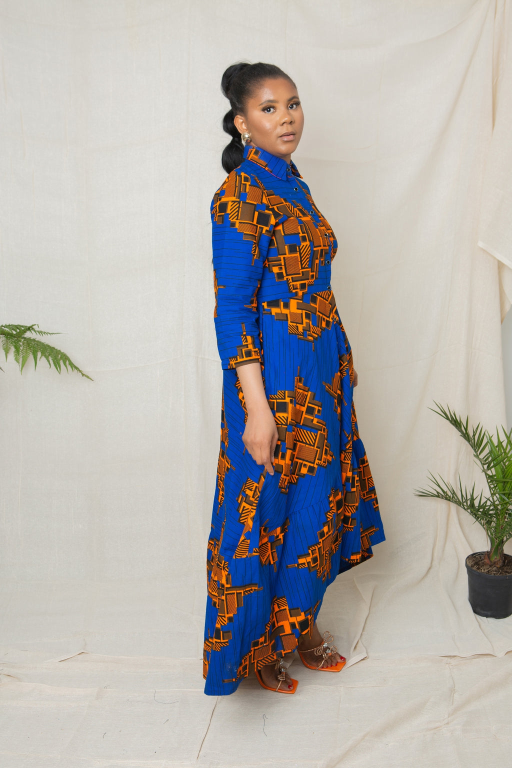 Aisha African Print Dress