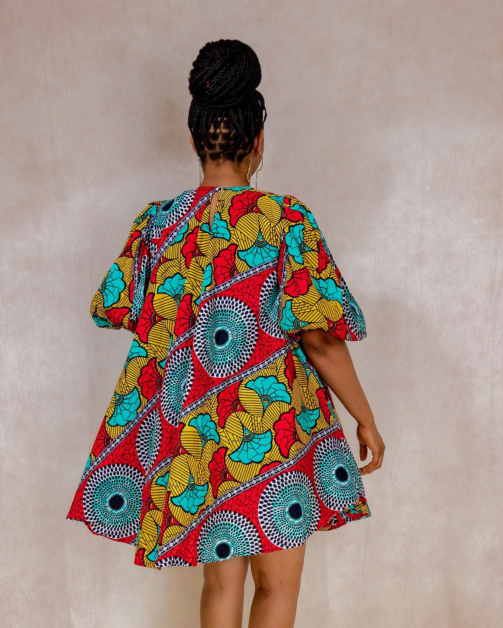 Kora African print dress – Afrothrone