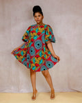 Kora African print dress