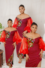 Load image into Gallery viewer, African print Uto dress