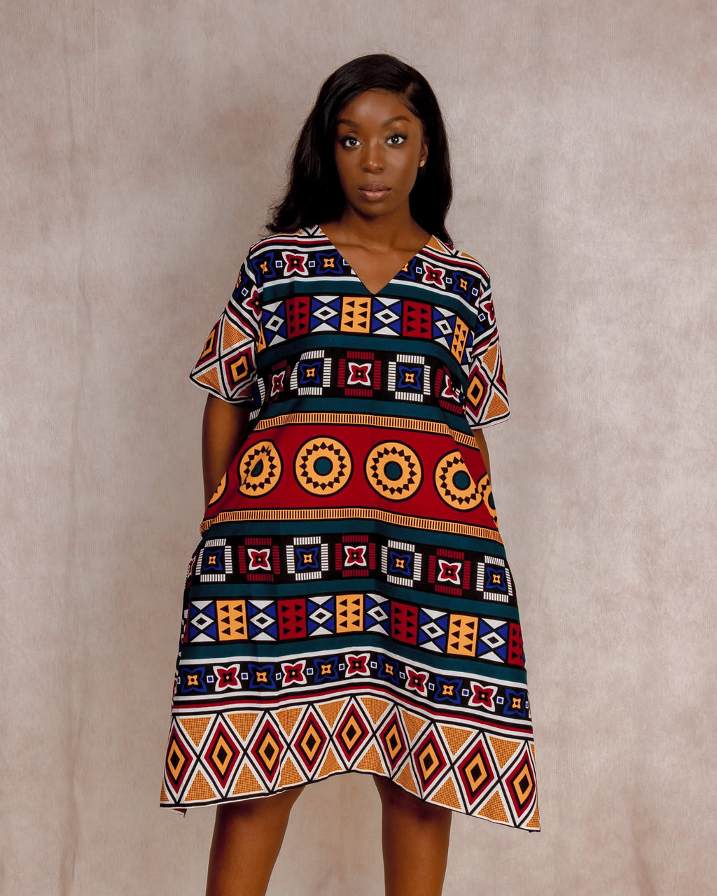 Osati African print dress