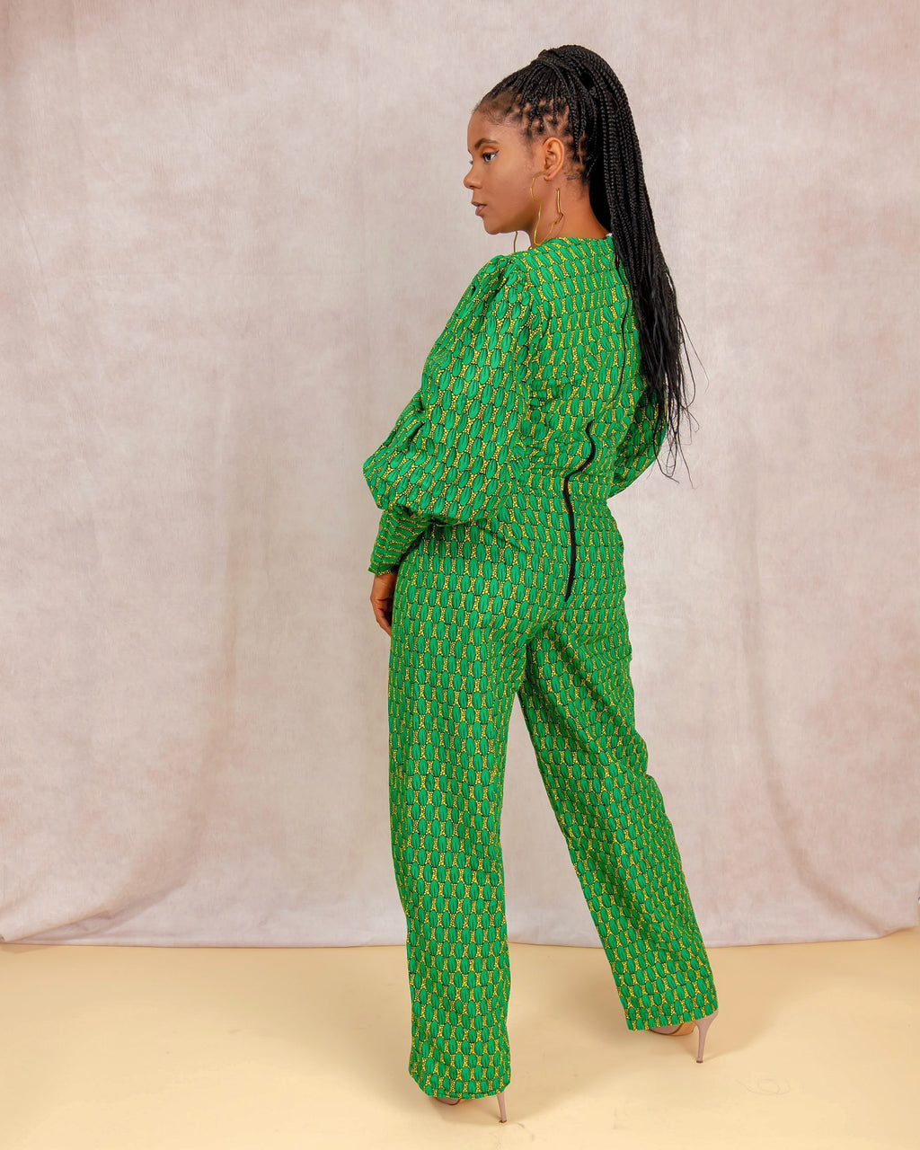 Imani African Print Ankara Jumpsuit